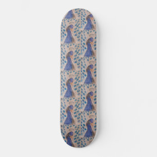Peacock Blue Skateboard