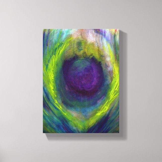 Peacock Canvas Print Leinwanddruck (Vorderseite)