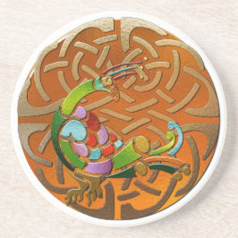 Peacock Celtic Deko Jeweled Untersetzer