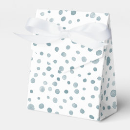 Peacock Confetti Watercolor Dots Gefälligkeitsbox Geschenkschachtel