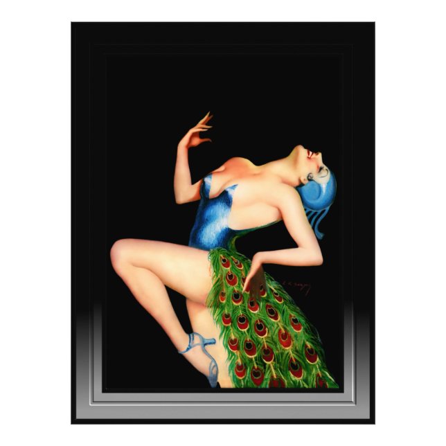 Peacock Dancer by Earle Kulp Bergey Fotodruck (Vorne)