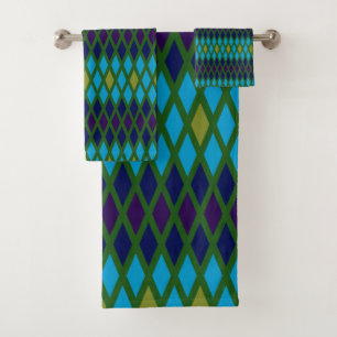 Peacock Diamond Badhandtuch Set