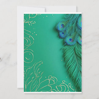 Peacock Elegance enthüllt Einladung