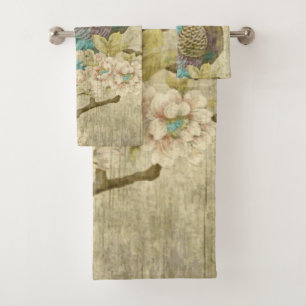 Peacock - Ensemble de serviettes de bain