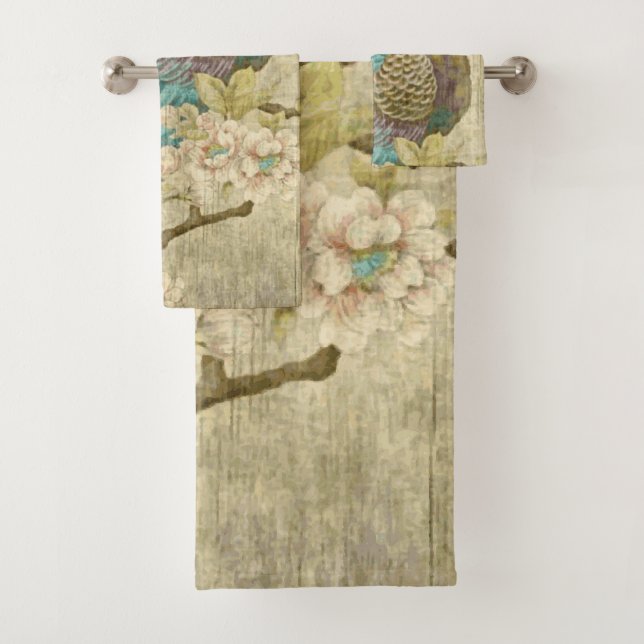 Peacock - Ensemble de serviettes de bain (En situation)