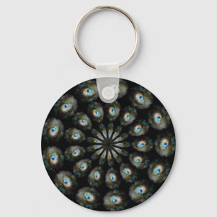 Peacock Eye Schlüsselanhänger