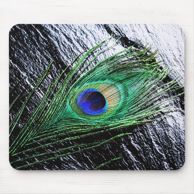 Peacock Feather 1 Mousepads (Vorne)