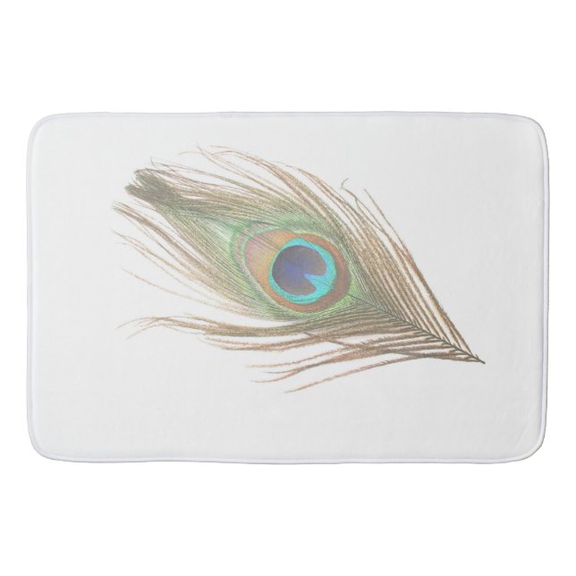Peacock Feather Badematte (Vorderseite)