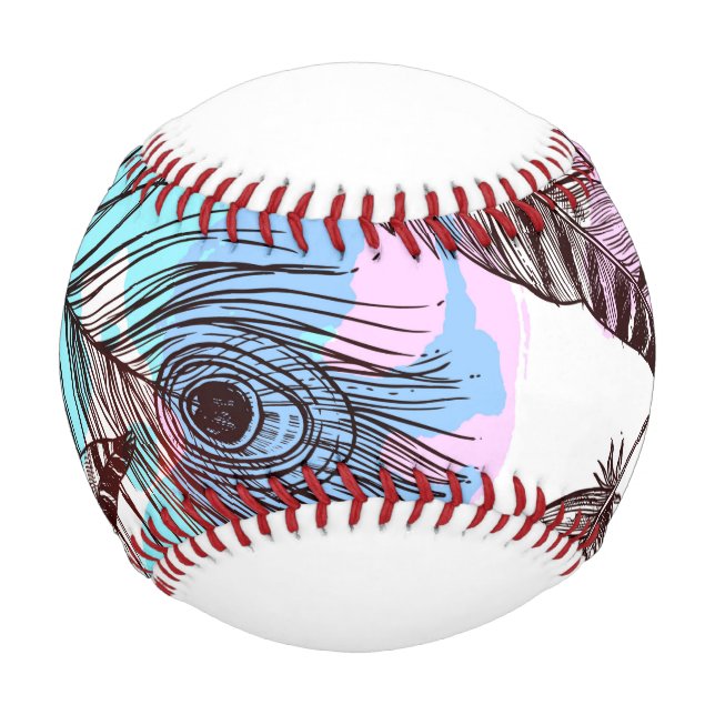 Peacock Feather Baseball (Vorderseite)