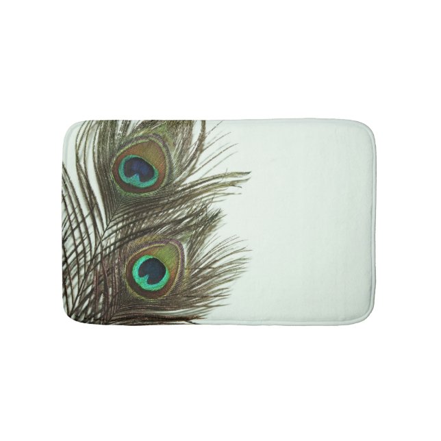 Peacock Feather Bath Mat Badematte (Vorderseite)