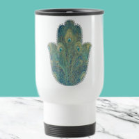 Peacock Feather Hamsa