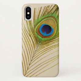 Peacock feather iPhone Case