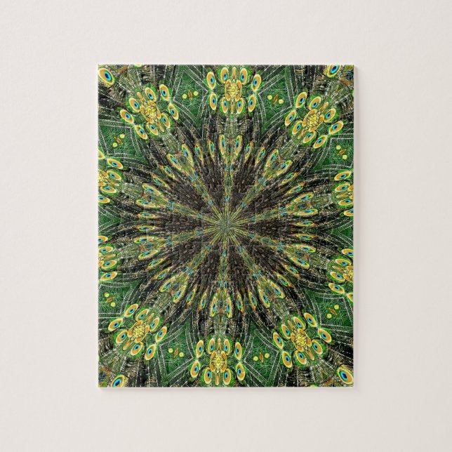 Peacock Feather Kaleidoskop 2 (Vertikal)
