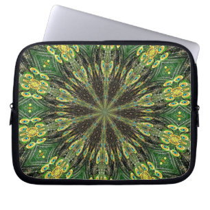 Peacock Feather Kaleidoskop 2 Laptopschutzhülle