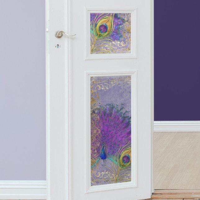 Peacock Feather Lila Gold Fossilienmuseum Barock Seidenpapier (Von Creator hochgeladen)