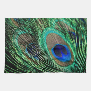 Peacock Feather Lucky Geschirrtuch