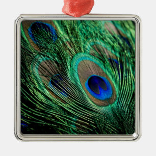 Peacock Feather Lucky Ornament Aus Metall