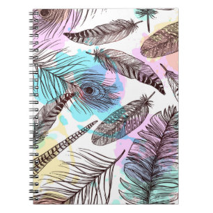 Peacock Feather Notizblock