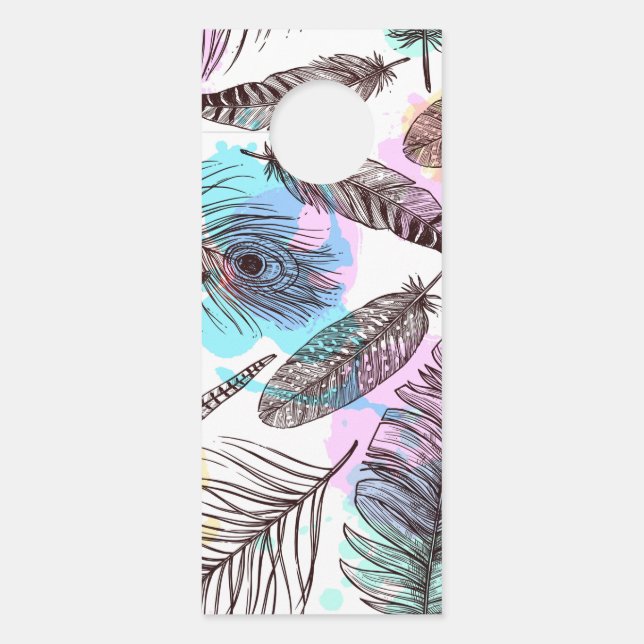 Peacock Feather Türanhänger (Vorderseite)