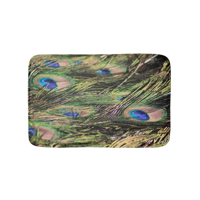 Peacock Feathers Badematte (Vorderseite)