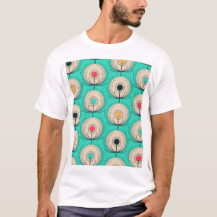Peacock Feathers: Elfenbeinblaue Fantasie. T-Shirt