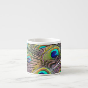 Peacock Feathers Espressotasse
