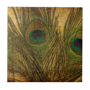 Peacock Feathers Fliese