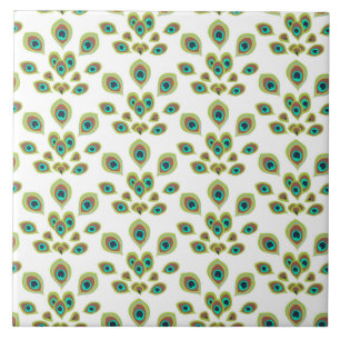 Peacock Feathers Fliese