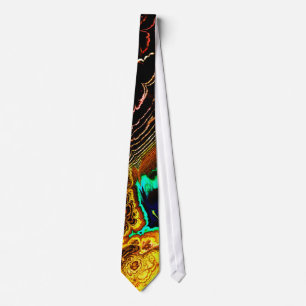 Peacock Feathers Fraktal 1 Krawatte