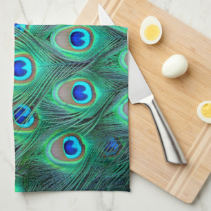 Peacock Feathers Geschirrtuch
