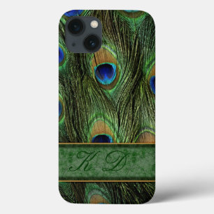 Peacock Feathers iPhone 6 Coque Monogramme