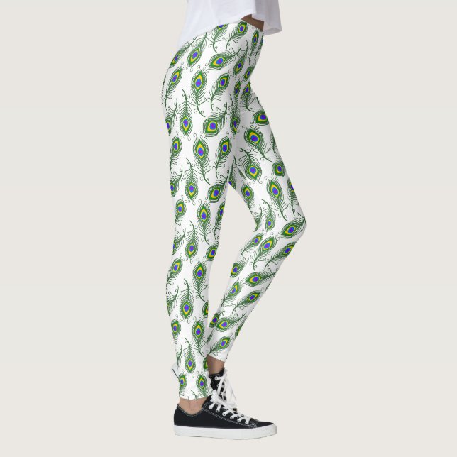 Peacock Feathers Leggings (Rechts)