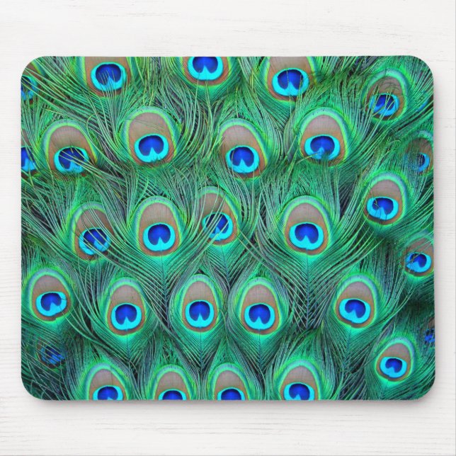 Peacock Feathers Mousepad (Vorne)