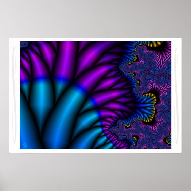 Peacock Feathers Poster (Vorne)