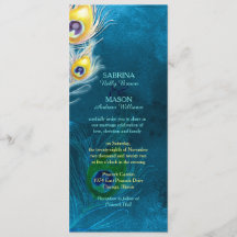 Peacock Feathers Rustic Peacock Blue Wedding