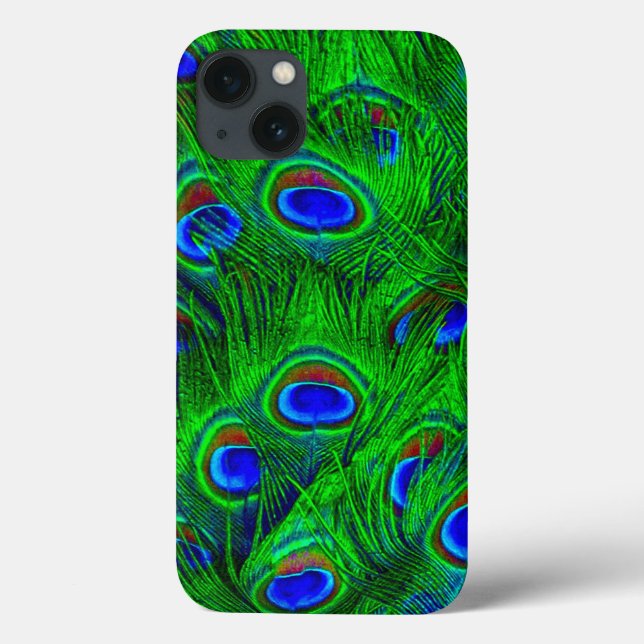 Peacock Feathers Wildlife Birdlover Geschenk Case-Mate iPhone Hülle (Rückseite)