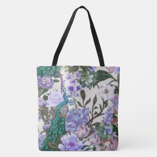 Peacock Floral Beauty Fashion Tasche