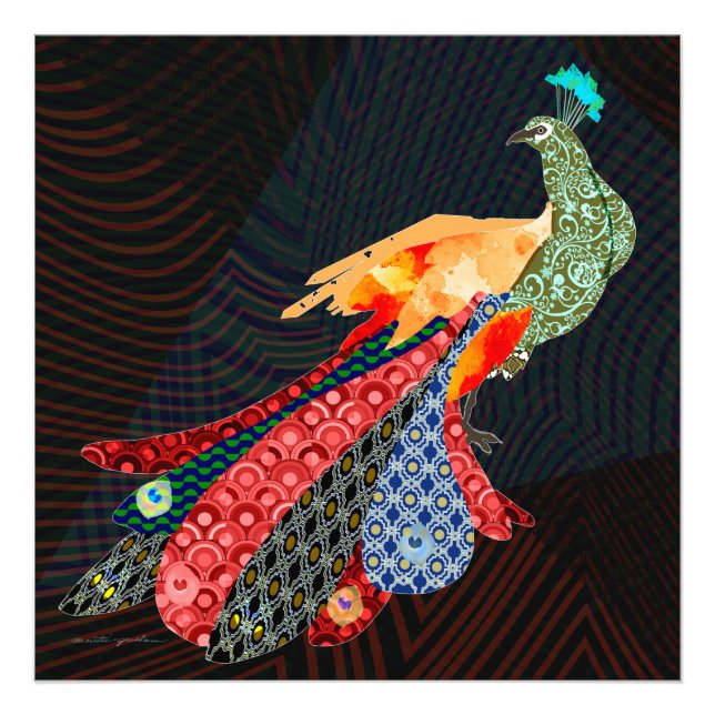 Peacock Fotodruck (Vorne)