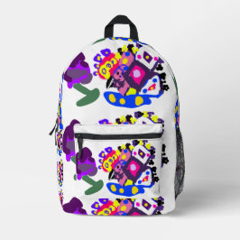 Peacock fun cool bedruckter rucksack