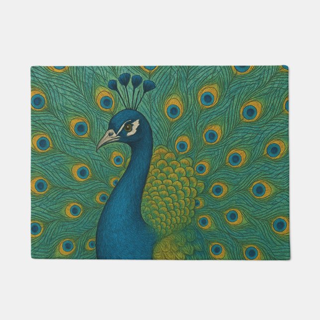 Peacock Fußmatte (Vorderseite)