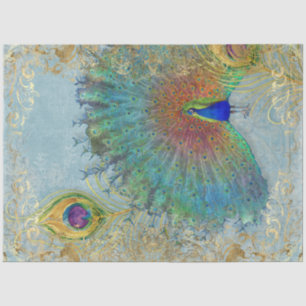 Peacock Goldene Fossilienmuseum Monte San Giorgio Seidenpapier