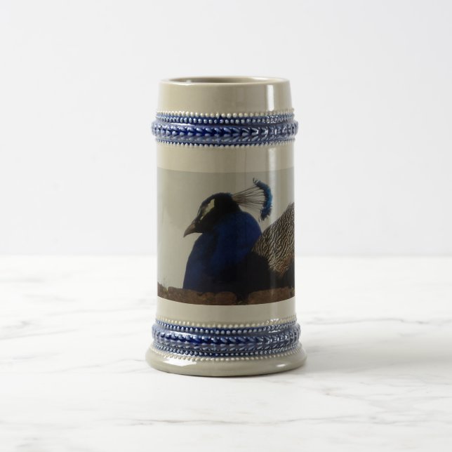 Peacock Gray/Blue 22 oz Stein Bierglas (Mittel)