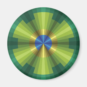 Peacock Illusion Magnet
