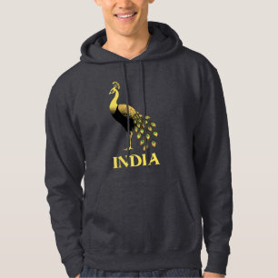 Peacock India National Bird Hoodie