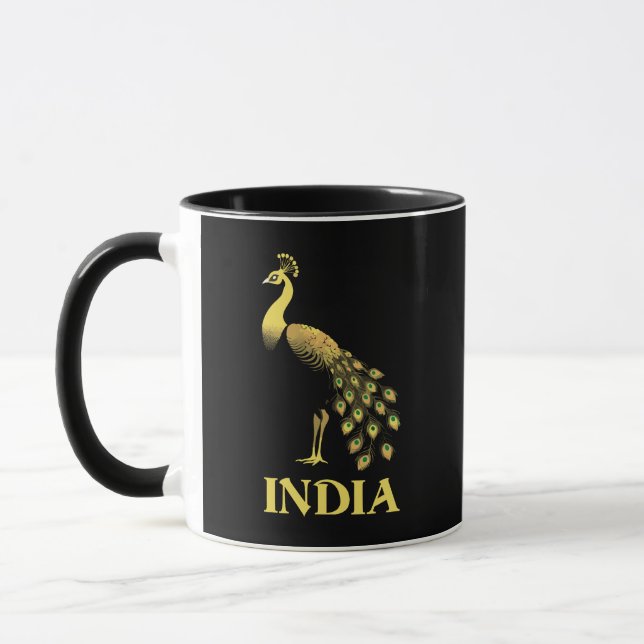 Peacock India National Bird Tasse (Links)