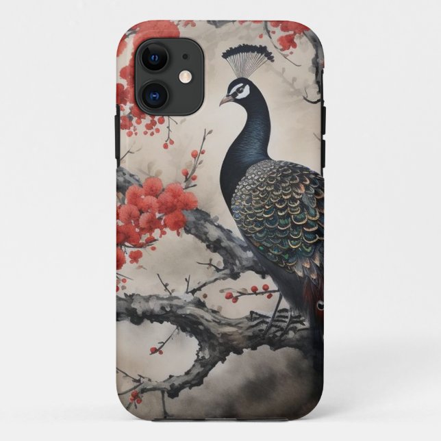 Peacock Iphone Case-Mate iPhone Hülle (Rückseite)