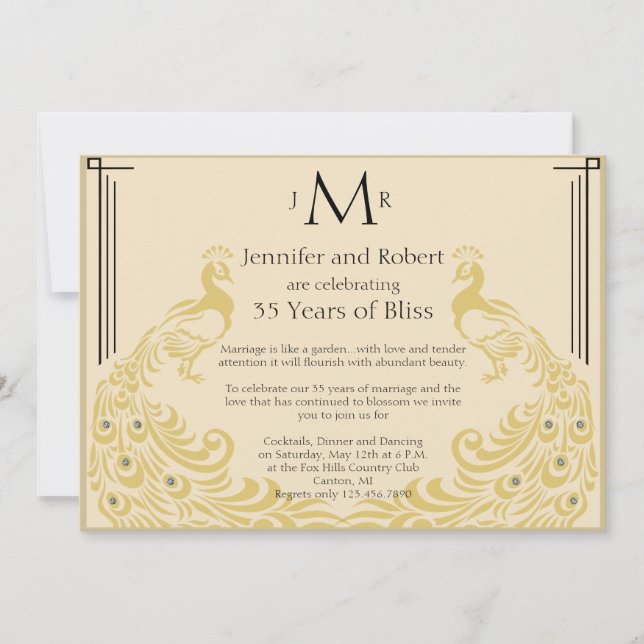 Peacock Kirche Santa Maria delle Grazie Einladung (Vorderseite)