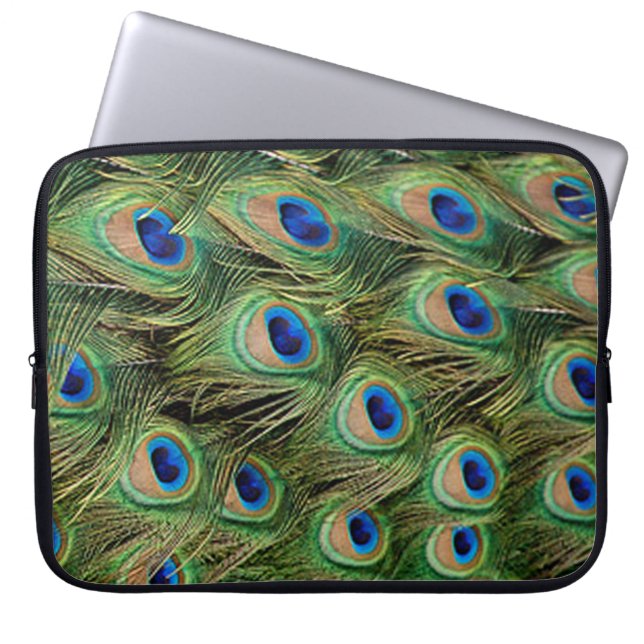 Peacock Laptop Sleeve (Vorderseite)