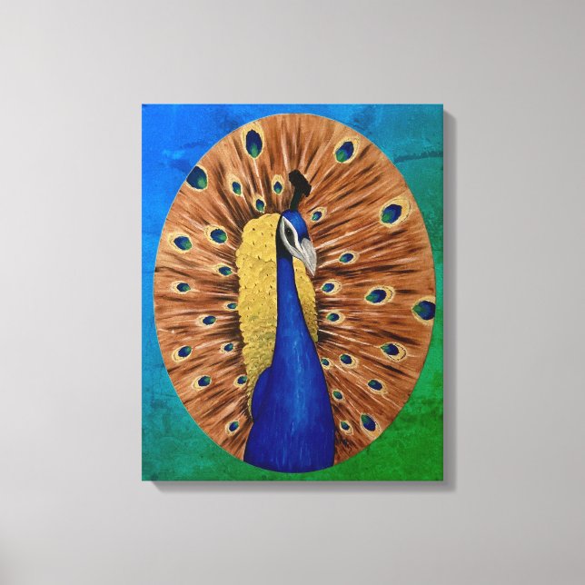 Peacock Leinwanddruck (Vorderseite)