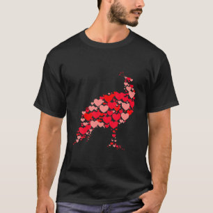 Peacock Lover Niedliche Liebe Herzklopfen Tiere Pa T-Shirt